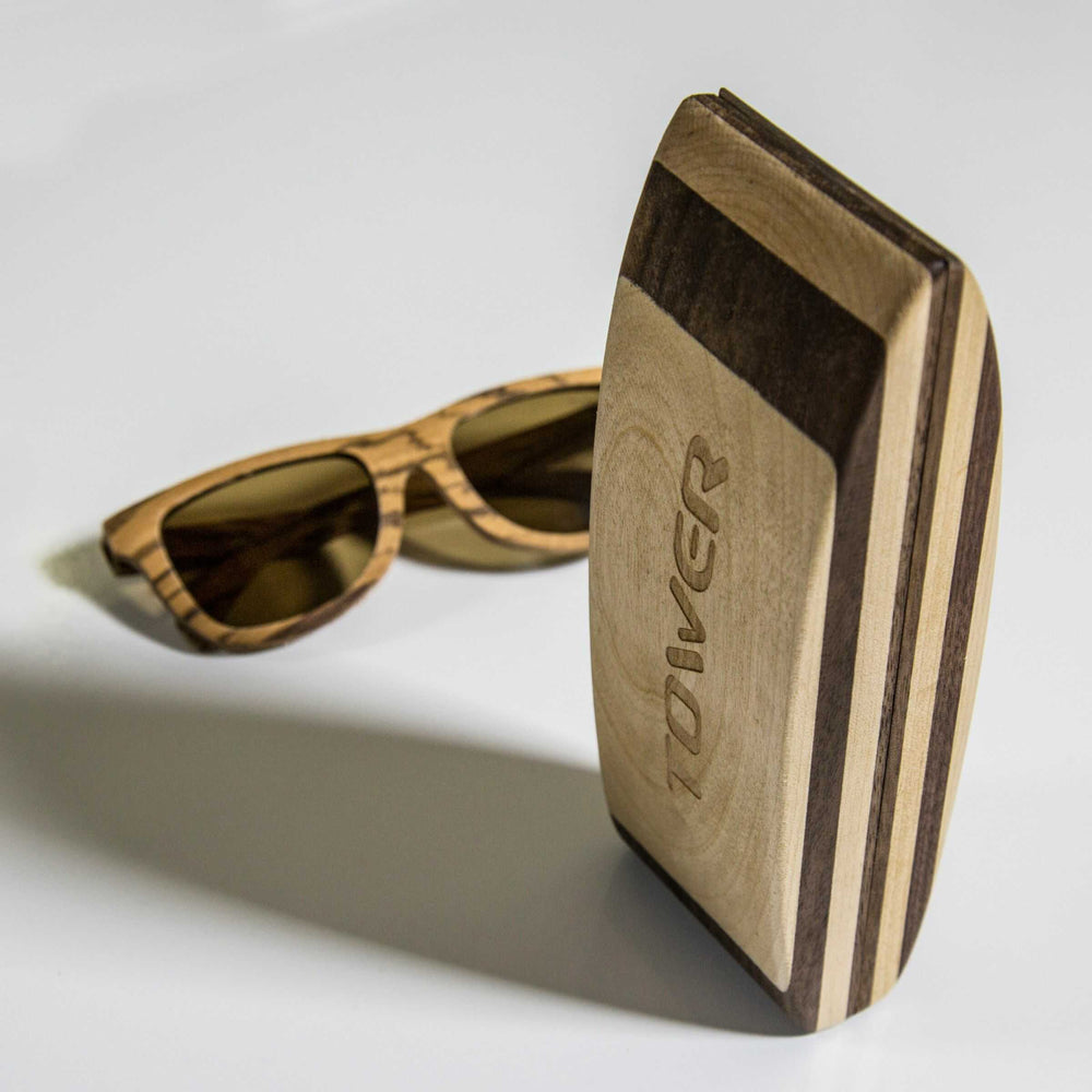 Wood Sunglass Case