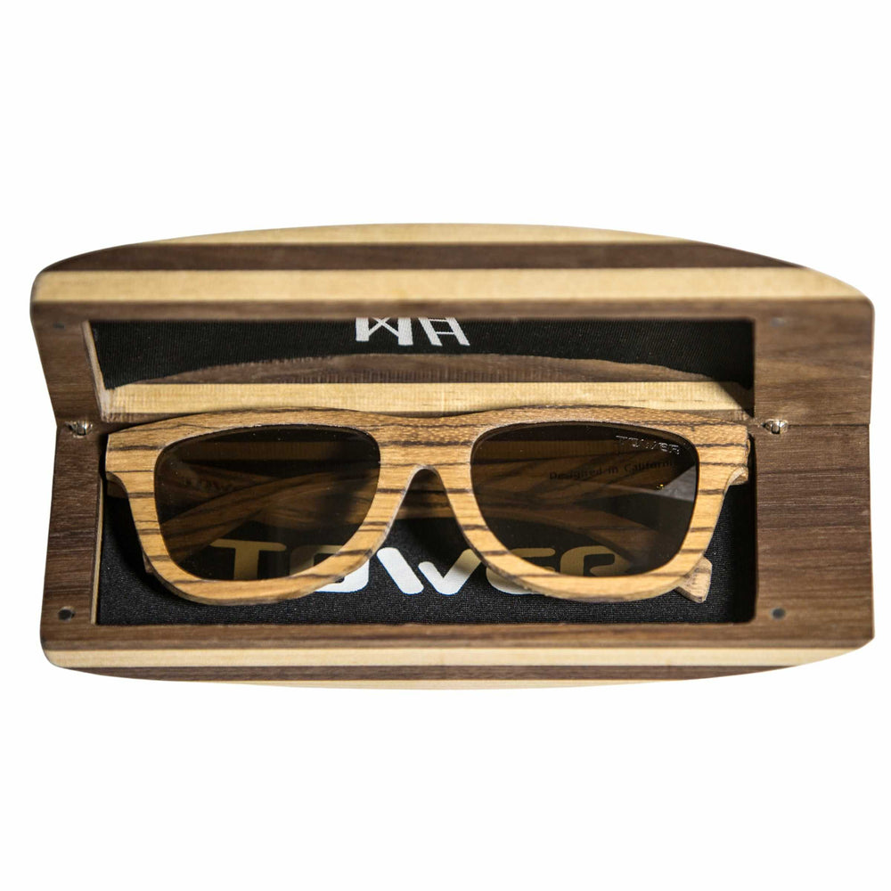 Wood Sunglass Case