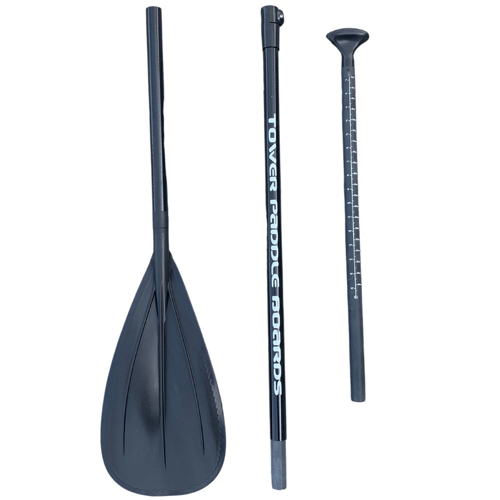 3 piece fiberglass sup paddle individual sections