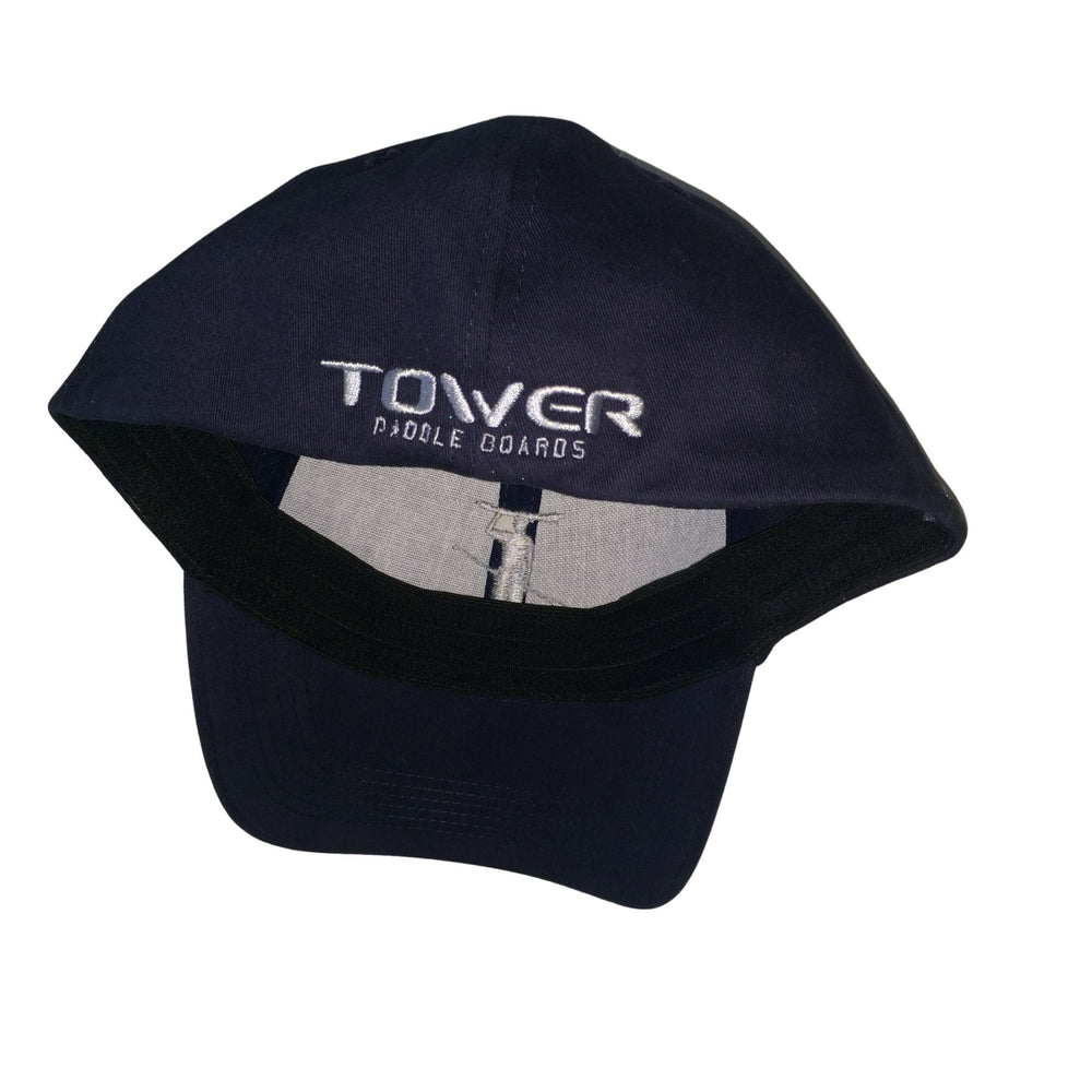 Tower paddle boards embroidered on the back of a flex fit hat