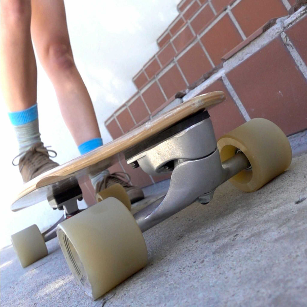 Mini cruiser skateboard up close picture