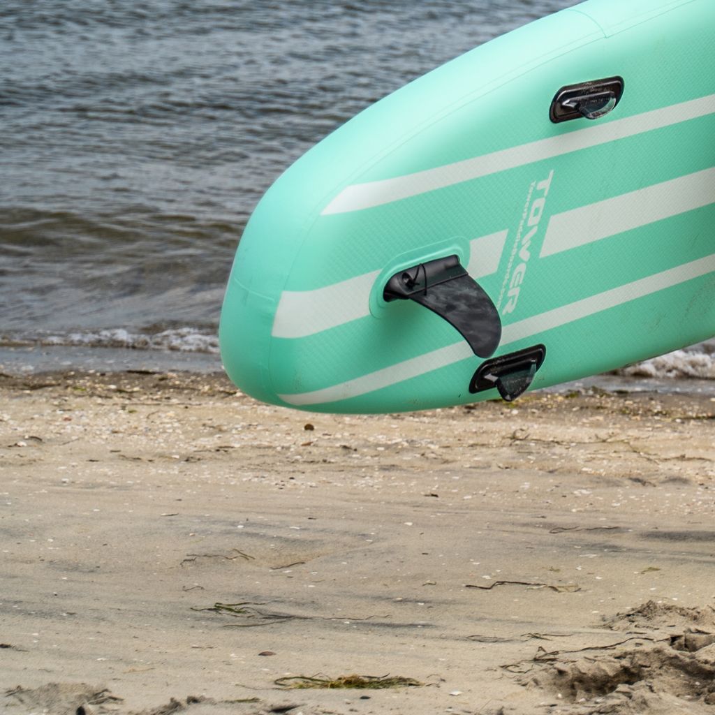 iSUP Hook+Pin Fin 9" Deep Tower Inflatable Paddle Boards Tower Paddle Boards