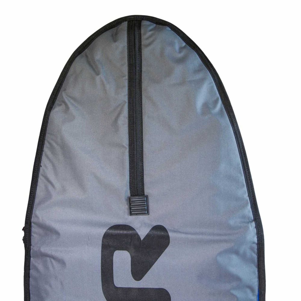Tower surfboard bag fin opening