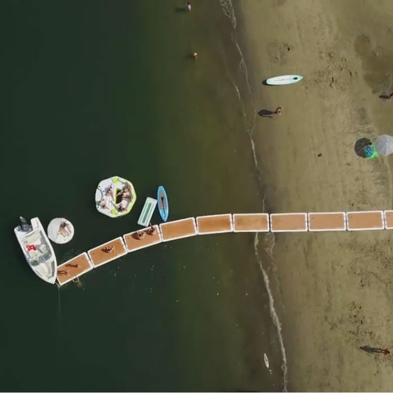 Swim Step | 10' x 5' Inflatable Floating Dock
