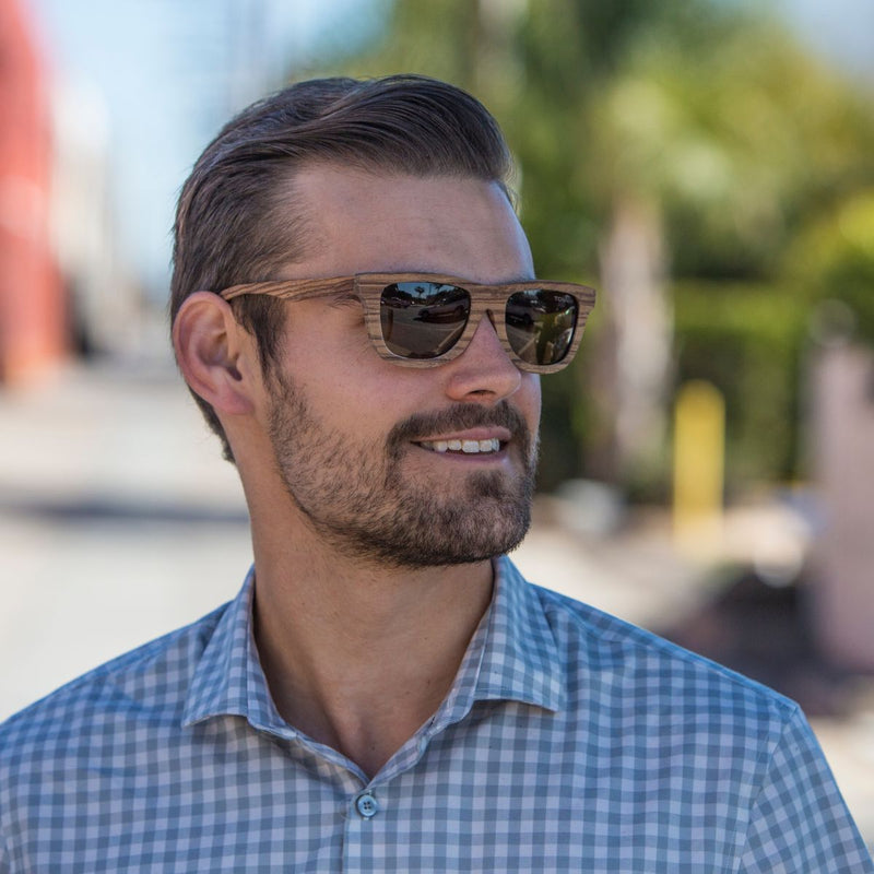 Trestles Zebrawood Sunglasses