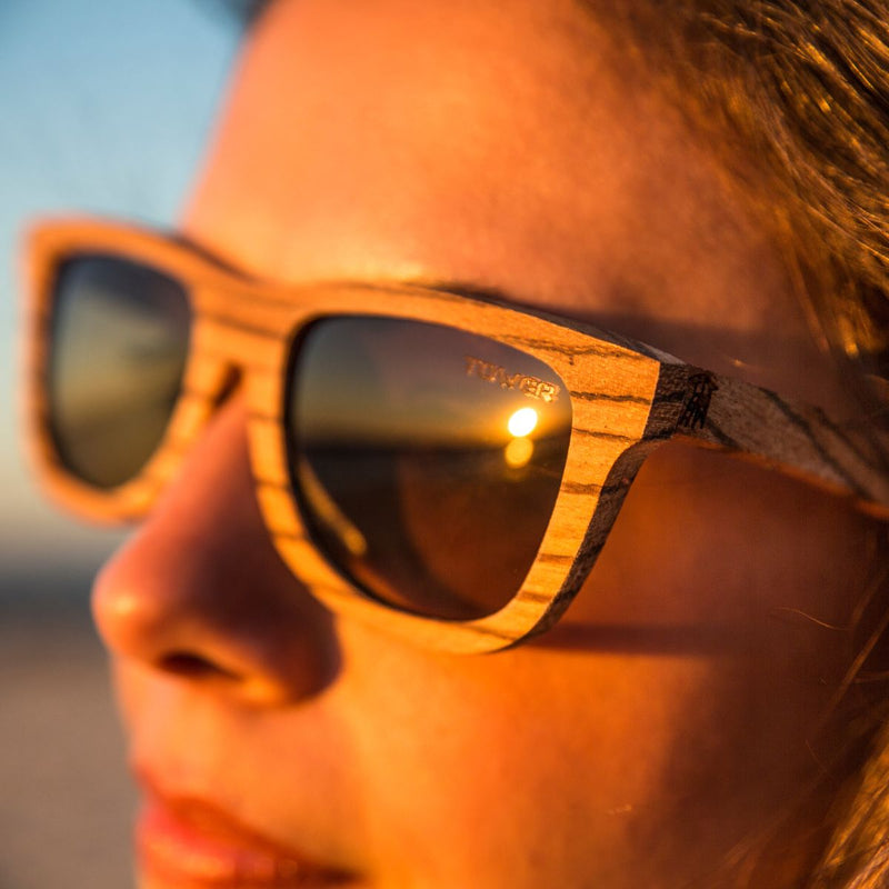 Trestles Zebrawood Sunglasses